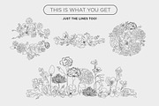 Floral Vectors, an Illustration by tomodachi studio (Thumbnail 4 of 5)