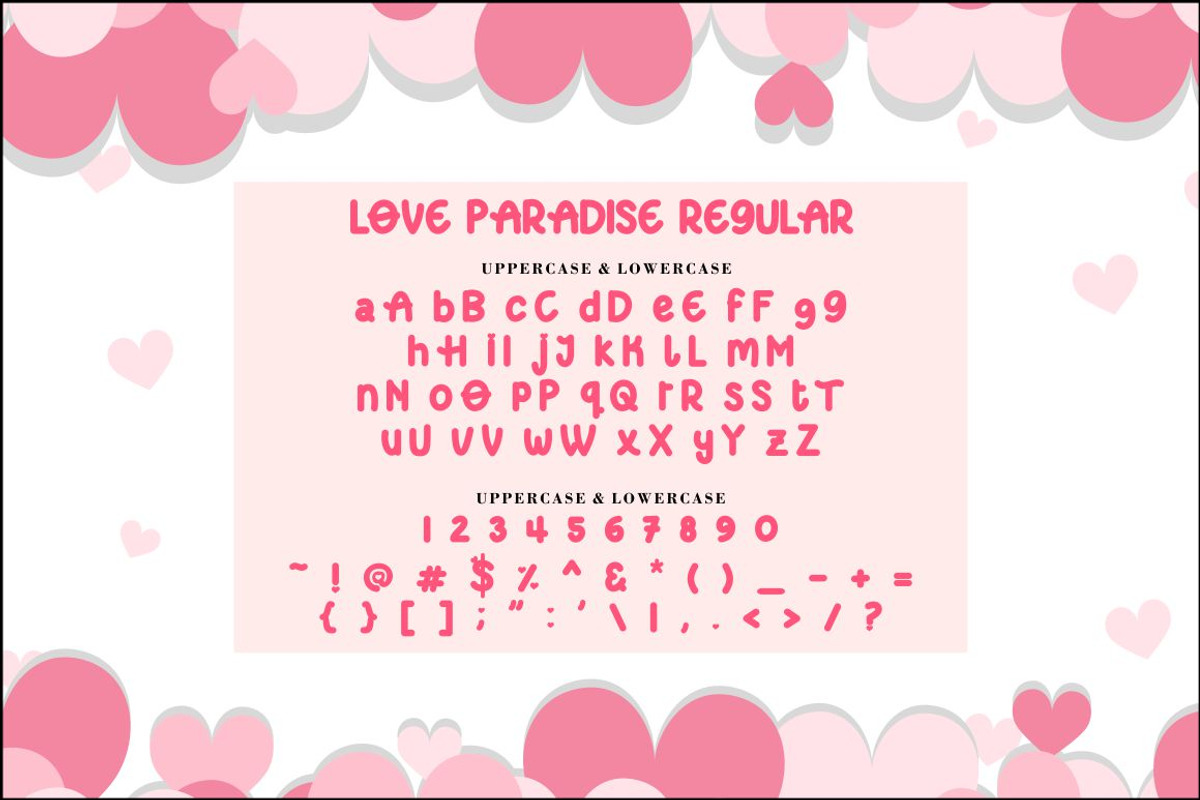 Love Paradise - 7 Quirky Love Font, a Font by PutraCetol Studio (Photo 10 of 14)