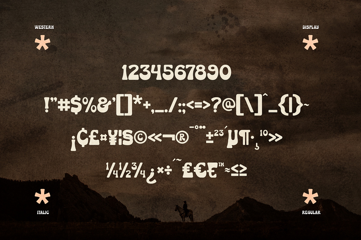 Huston Western Display Font, a Sans Serif Font by Storytype Studio (Photo 13 of 15)