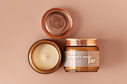 Amber Glass Candle Mockup Bundle, a Packaging Mockup by pmvch (Thumbnail 43 of 135)