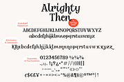 Alrighty Then | A Novelty Serif, a Serif Font by Ayca Atalay (Thumbnail 10 of 11)