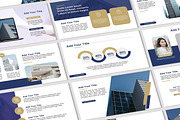 Blue and Gold Powerpoint Template, a Presentation Template by SKY CREATION (Thumbnail 3 of 6)