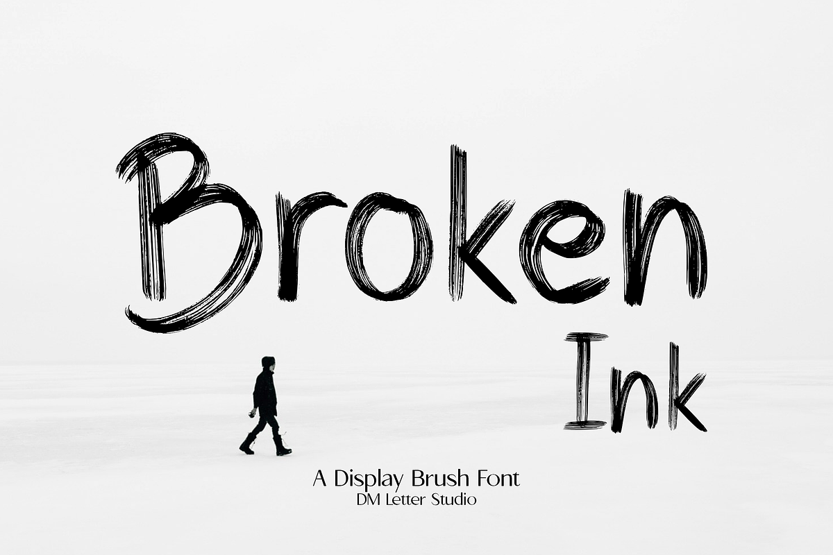 Broken Ink, a Handwritten Font by Dm Studio (Photo 1 of 9)