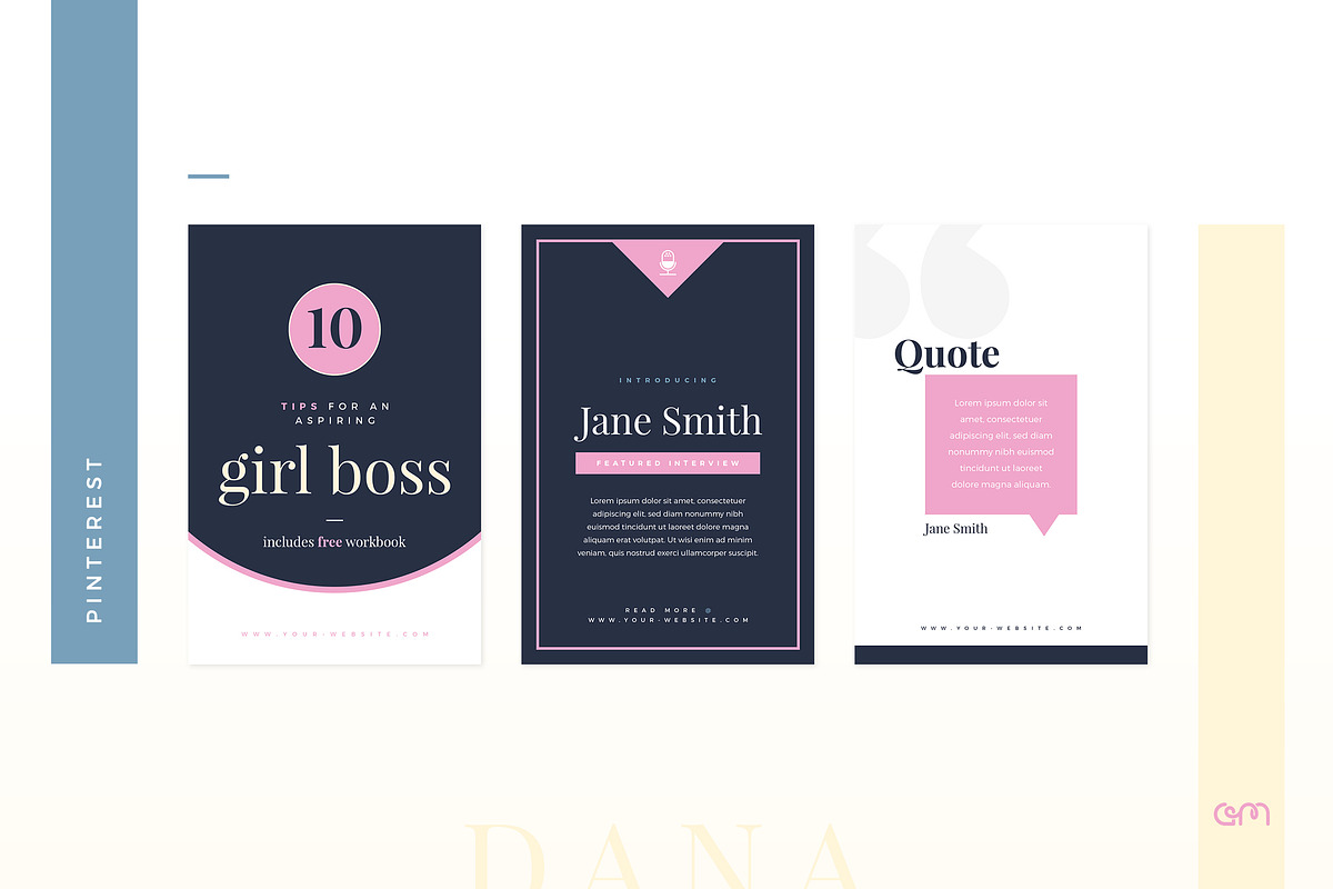 Dana Social Media Pack, a Social Media Template by AM Studio (Photo 12 of 14)