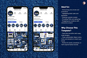 Y2K Denim Vibes Canva Templates, a Marketing Template by JaoGam (Thumbnail 4 of 6)
