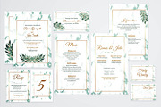 Marble & Floral Wedding Suite, an Invitation Template by Design with Qurat (Thumbnail 1 of 5)