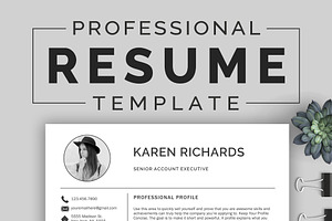 Minimal Resume Template / CV