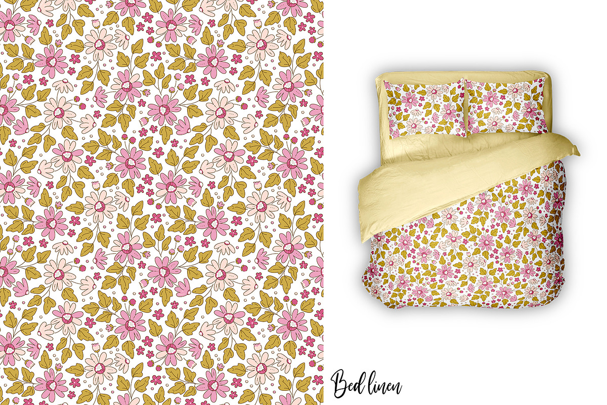 Magic garden flower patterns, a Pattern Graphic by rosypatterns (Photo 8 of 10)