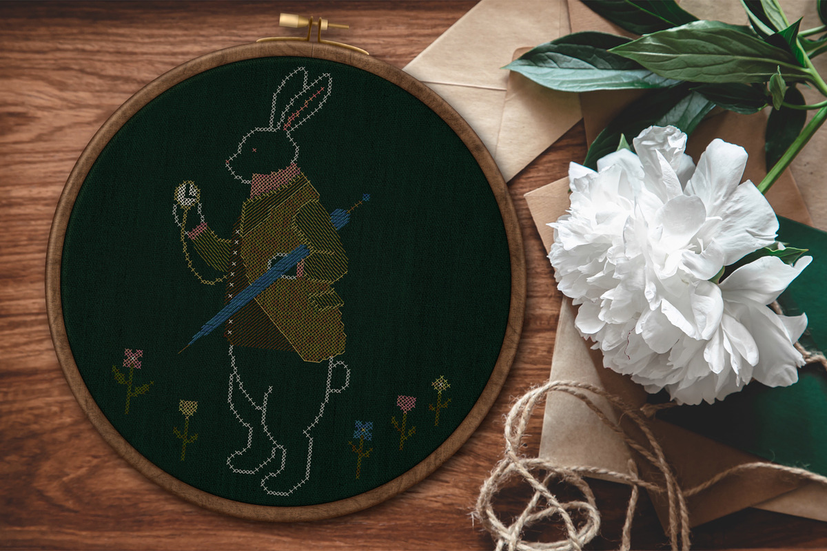 Cross Stitch Embroidery Brushes v1, a Brush Add-On by bokettori (Photo 8 of 9)