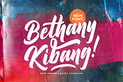 Bethany Kibang - Bold Script Font, a Script Font by StringLabs (Thumbnail 1 of 13)