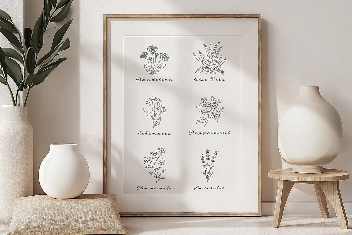 Holistic Medicine Line Icon Set, an Outline Icon by NatalieArtShop (Photo 5 of 15)