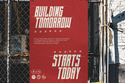 Tormek - Industrial Display Font, a Sans Serif Font by Letterara (Thumbnail 7 of 14)