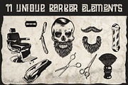 Crazy Barber font with bonuses, a Symbol Font by Heather_insane (Thumbnail 7 of 12)