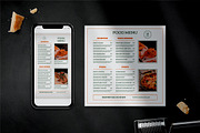 Simple Food Menu Set, a Print Template by The Savory Directors (Thumbnail 4 of 4)