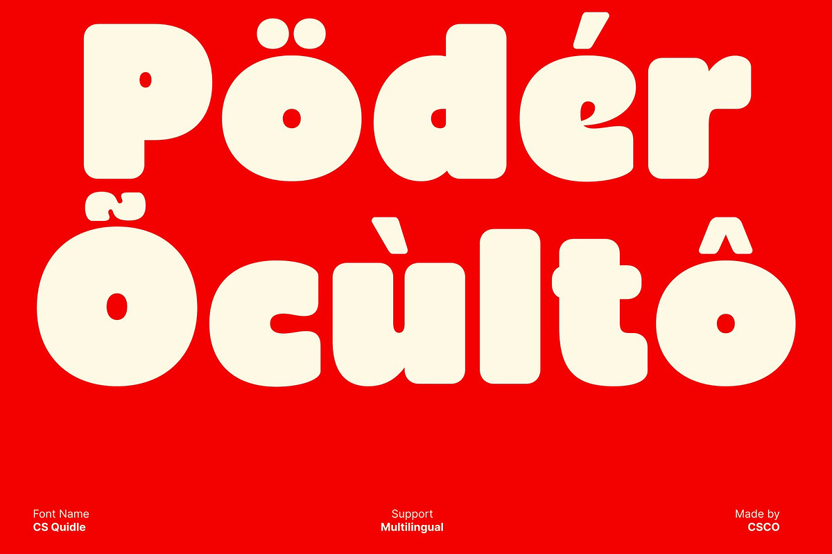 CS Quidle – Chunky Font, a Sans Serif Font by Craft Supply Co. (Photo 6 of 8)