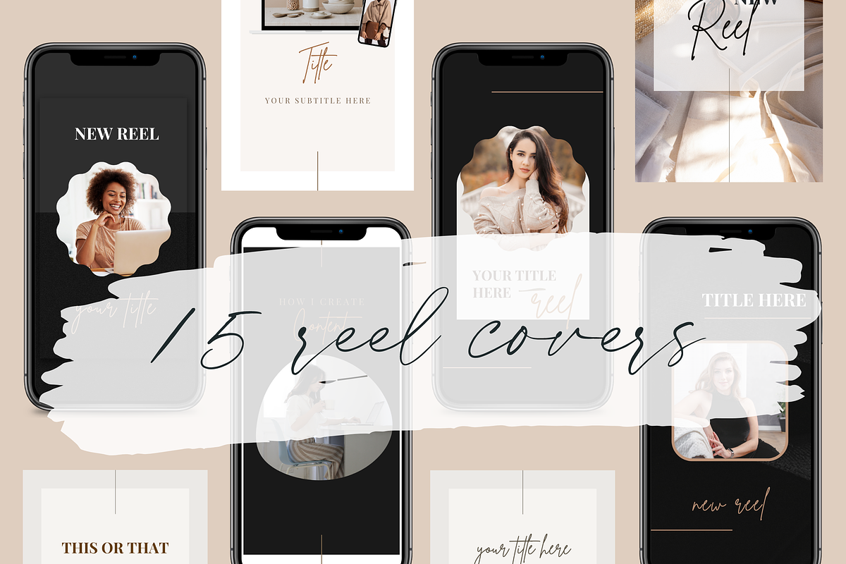Modern Reel Covers Template, a Social Media Template by design4social (Photo 2 of 9)