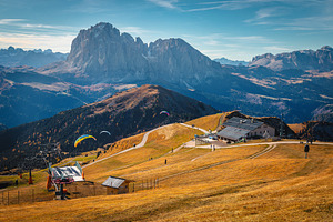 View with paragliders, a Sports & Recreation Photo by Alpine Dreams