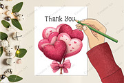 Valentine Lollipop Clipart Bundle, an Illustration by Creative Art (Thumbnail 2 of 9)