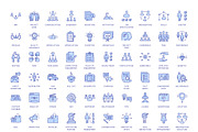 600 Business Concept Doodle Icons, a Solid Icon by vectorstank (Thumbnail 2 of 4)