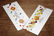 Merry Christmas greeting cards, a Card Template by Creative Graphics (Thumbnail 3 of 11)