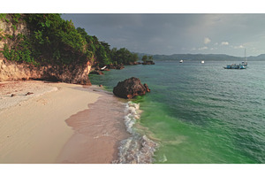 Turquoise water gently washing, a Nature Photo by Goinyk