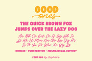 Good Ones Font Duo, a Sans Serif Font by etigletters (Thumbnail 8 of 9)
