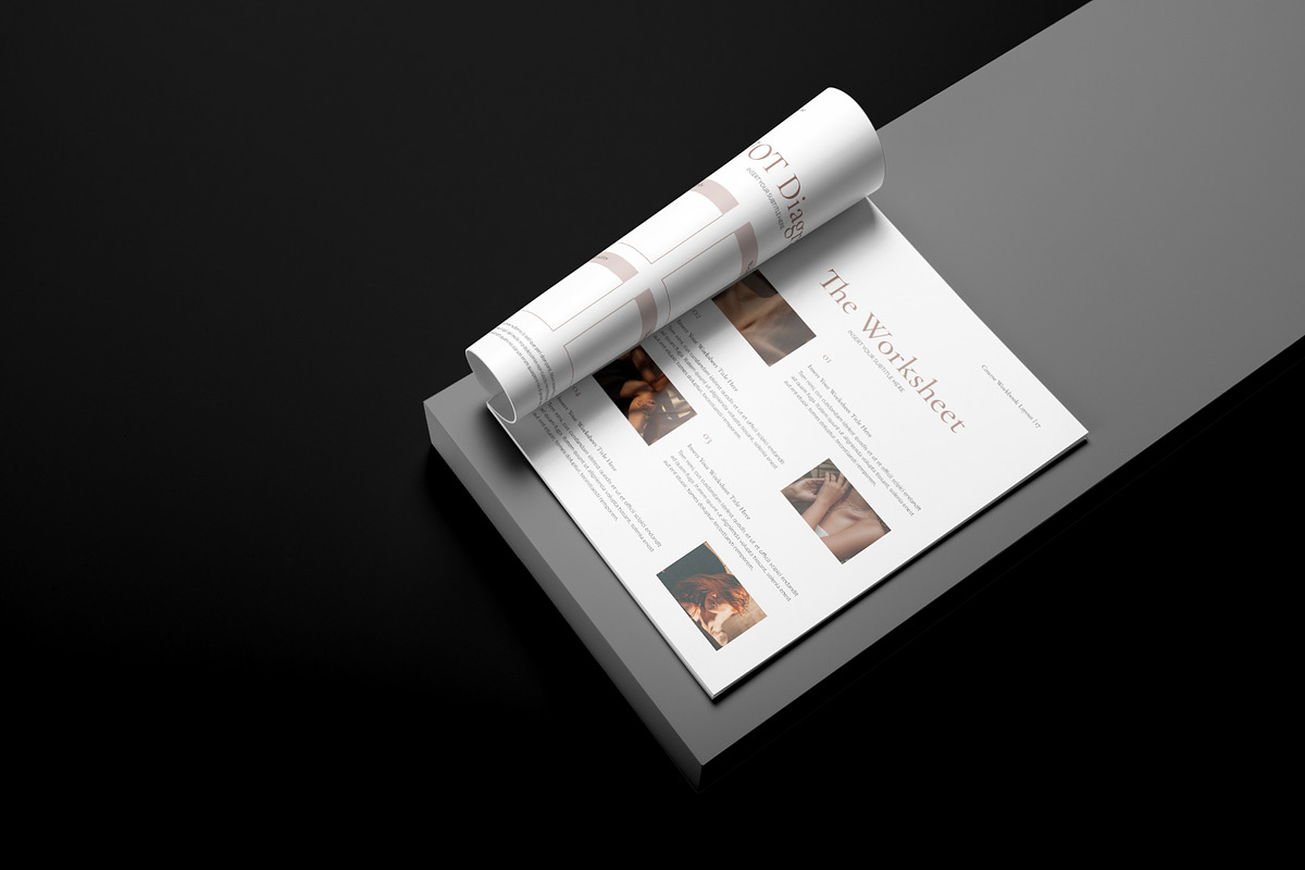 Course Workbook Template, a Magazine Template by DesignCrest (Photo 8 of 12)