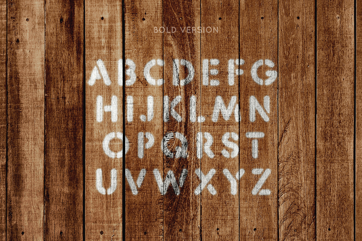 Stencil Headline Font, a Sans Serif Font by artyway (Photo 3 of 5)