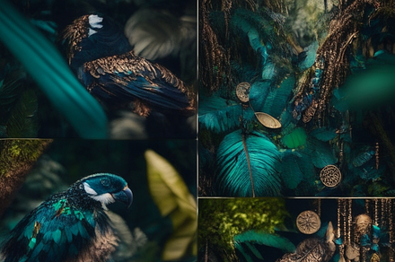 the beauty of birds in wildlife, a 3D by clipzonestudio