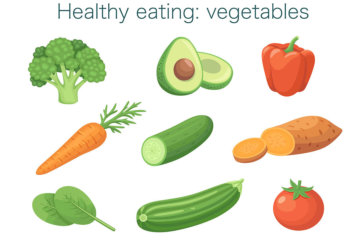 Healthy Eating: Vegetables, a Food Illustration by Artspace (Photo 2 of 7)