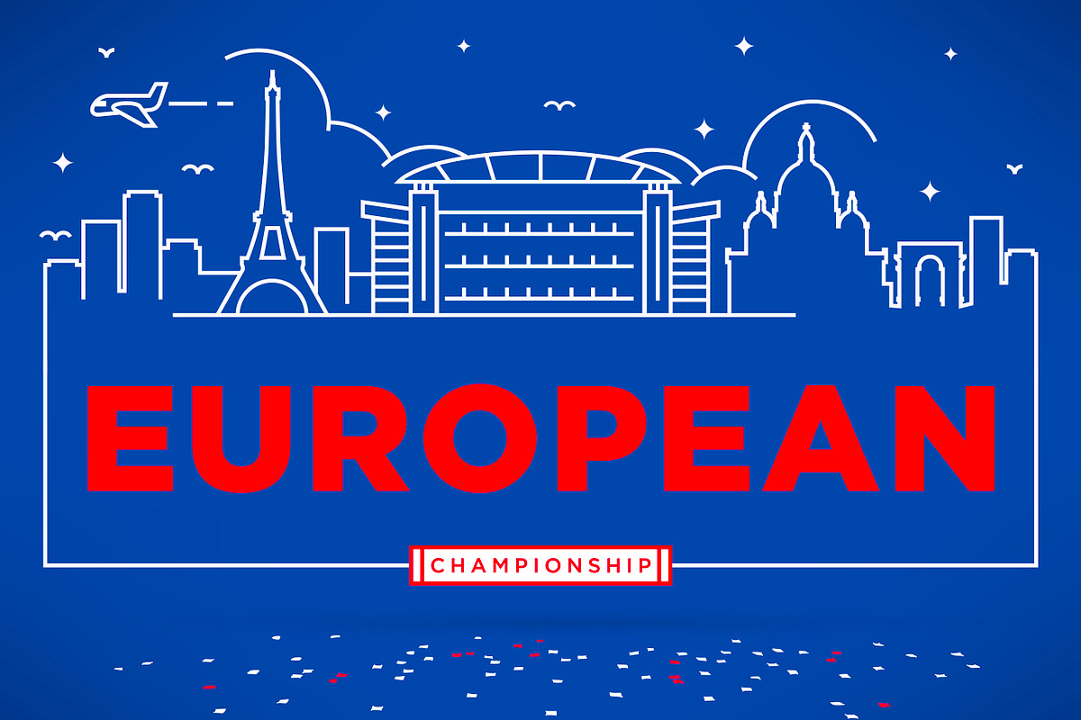 France Euro 2016 Graphic Designs, an Illustration by Kursat Unsal (Photo 3 of 3)