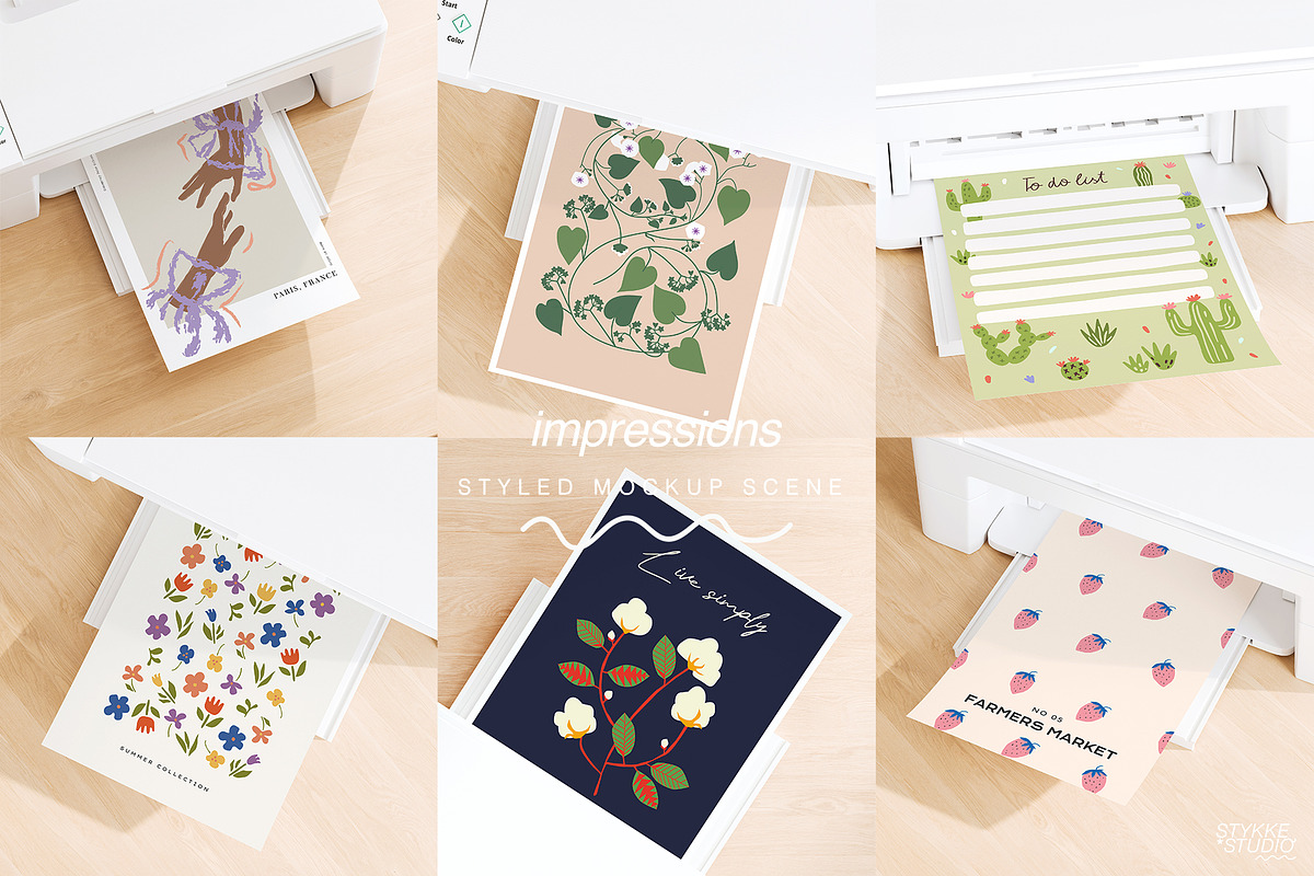 Stationery Printable Paper Mockup, a Household Mockup by Stykke Studio (Photo 2 of 8)