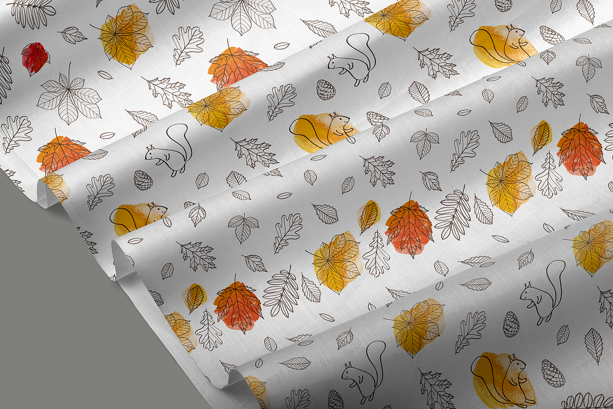 Hand drawn leaves of different trees, a Decorative Illustration by Tkoko vectors & patterns (Photo 5 of 14)