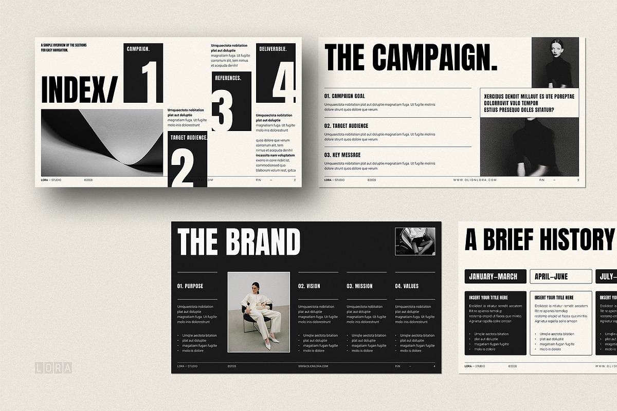 Creative Brief Campaign Presentation, a Presentation Template by Olion Lora (Photo 5 of 11)