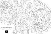 Boho Paisley Patterns & Motifs, a Pattern Graphic by Rose Design (Thumbnail 13 of 13)