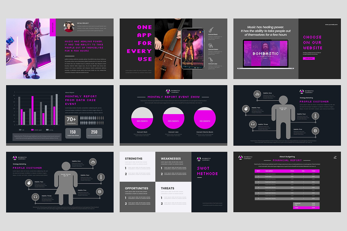 Music Event Concert Keynote, a Presentation Template by Art StoreID (Photo 4 of 5)