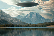 97 UFO objects flying in the sky, a Transportation Photo by Handmadefont (Thumbnail 79 of 101)