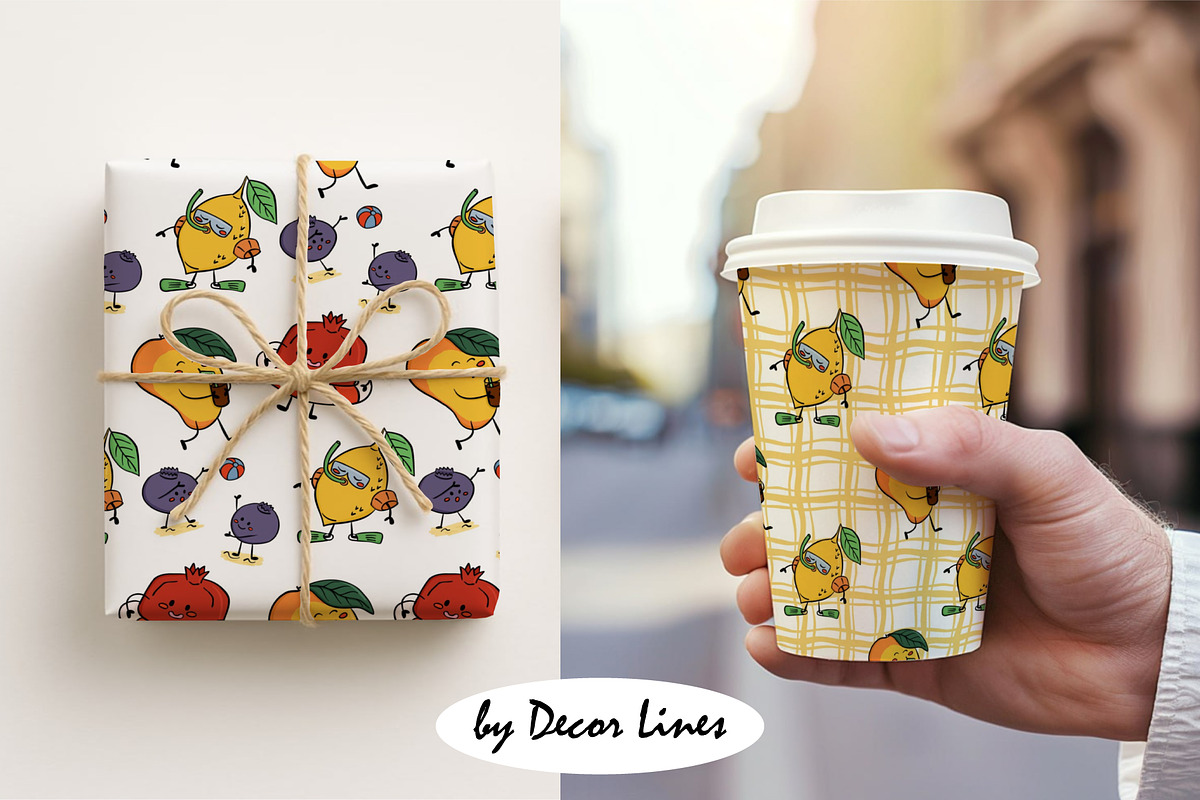 Funny Sunny Kawaii Collection, a Food Illustration by Decor Lines (Photo 7 of 10)