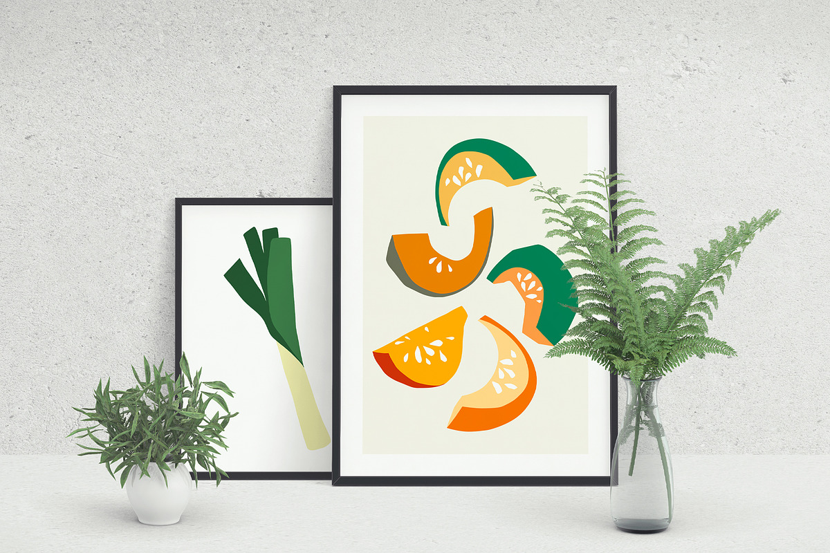 Salad - Vegetables & Fruits, a Food Illustration by Alina Sh (Photo 9 of 9)