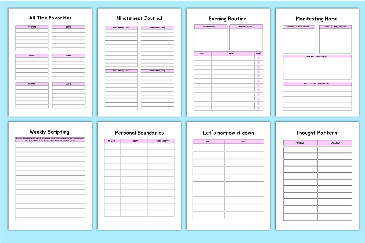 2025 ADHD Planner Canva, a Presentation Template by Designmela01 (Photo 8 of 8)