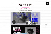 Neon era social media graphic, a Social Media Template by Chanut is industries (Thumbnail 10 of 11)