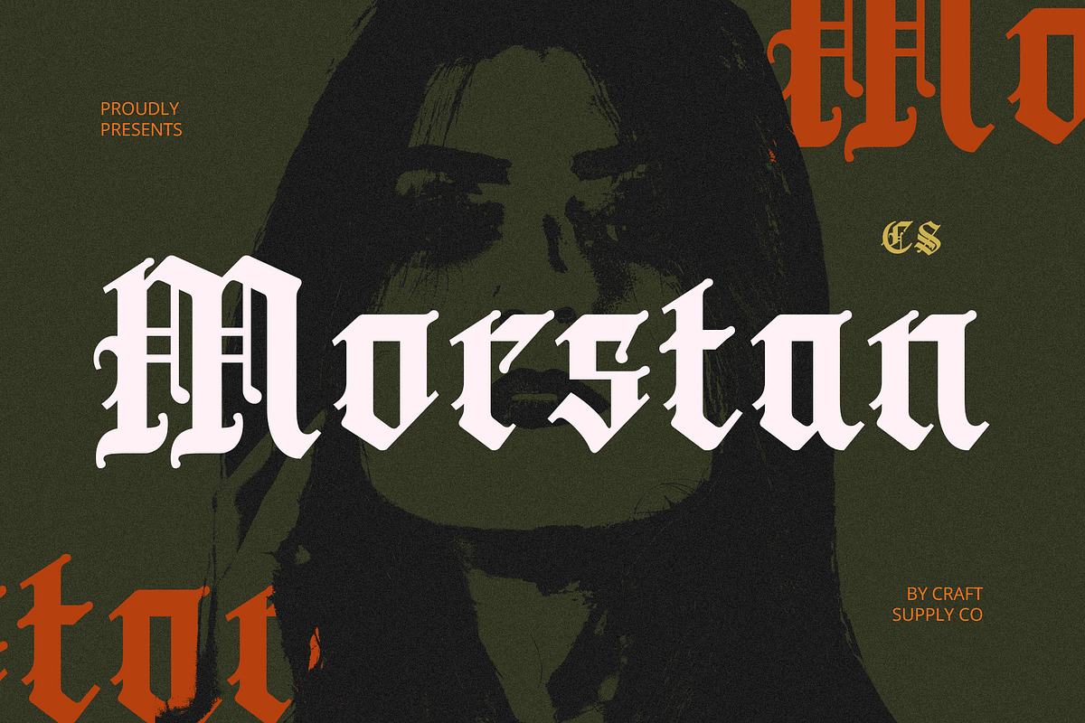 CS Morstan – Old English Font, a Blackletter Font by Craft Supply Co. (Photo 1 of 8)