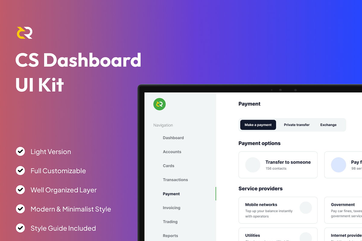 RC | Dashboard, a Design Template by store for you (Photo 1 of 7)