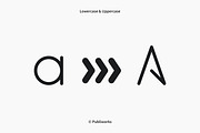 Debra - Futuristic & Rounded Font, a Sans Serif Font by Publiworks (Thumbnail 4 of 8)