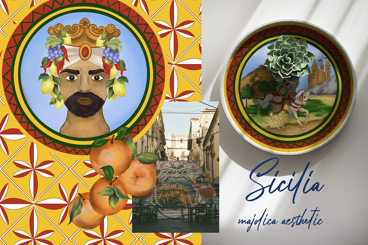 Sicilia. Majolica aesthetic., a Pattern Graphic by ma_i_vi (Photo 11 of 11)