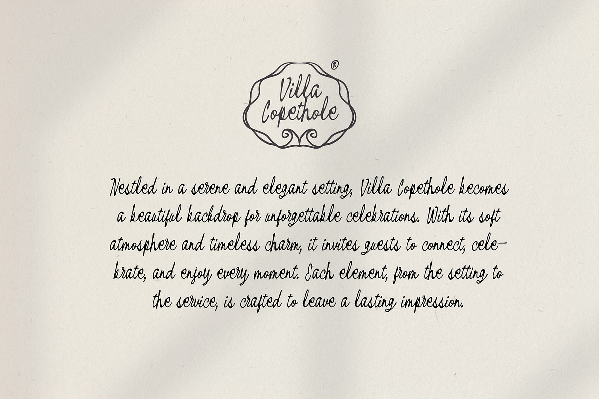 Simple Fine - Script Handwritten, a Handwritten Font by Lettermine (Photo 7 of 10)