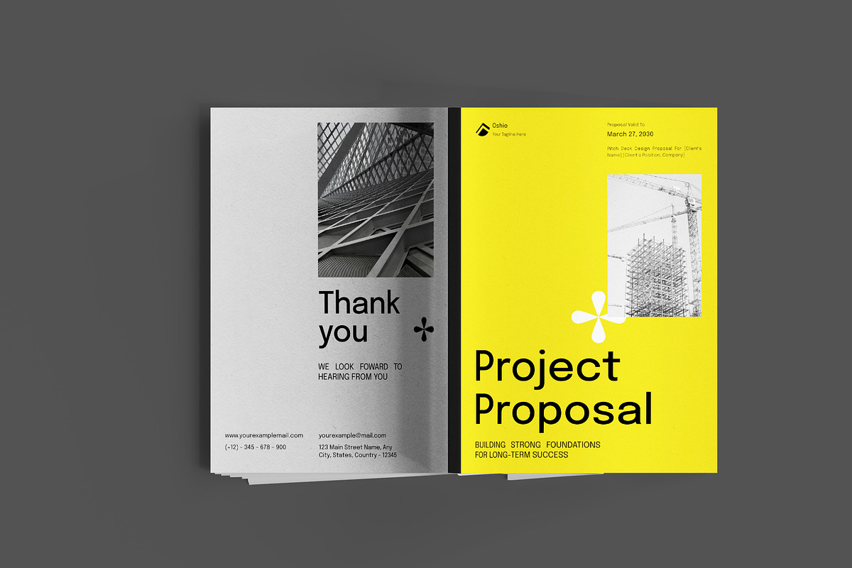 Yellow Construction Project Proposal, a Brochure Template by Neermana (Photo 10 of 11)