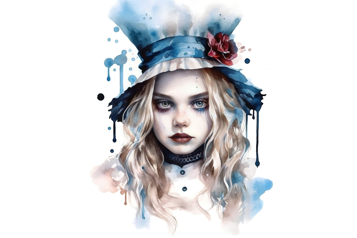 Gothic Alice in Wonderland, a Background Graphic by Whiskey Bee Boutique (Photo 2 of 7)
