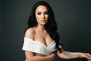 Glamorous Brunette Woman Portrait, a Person Photo by Selenique Studio