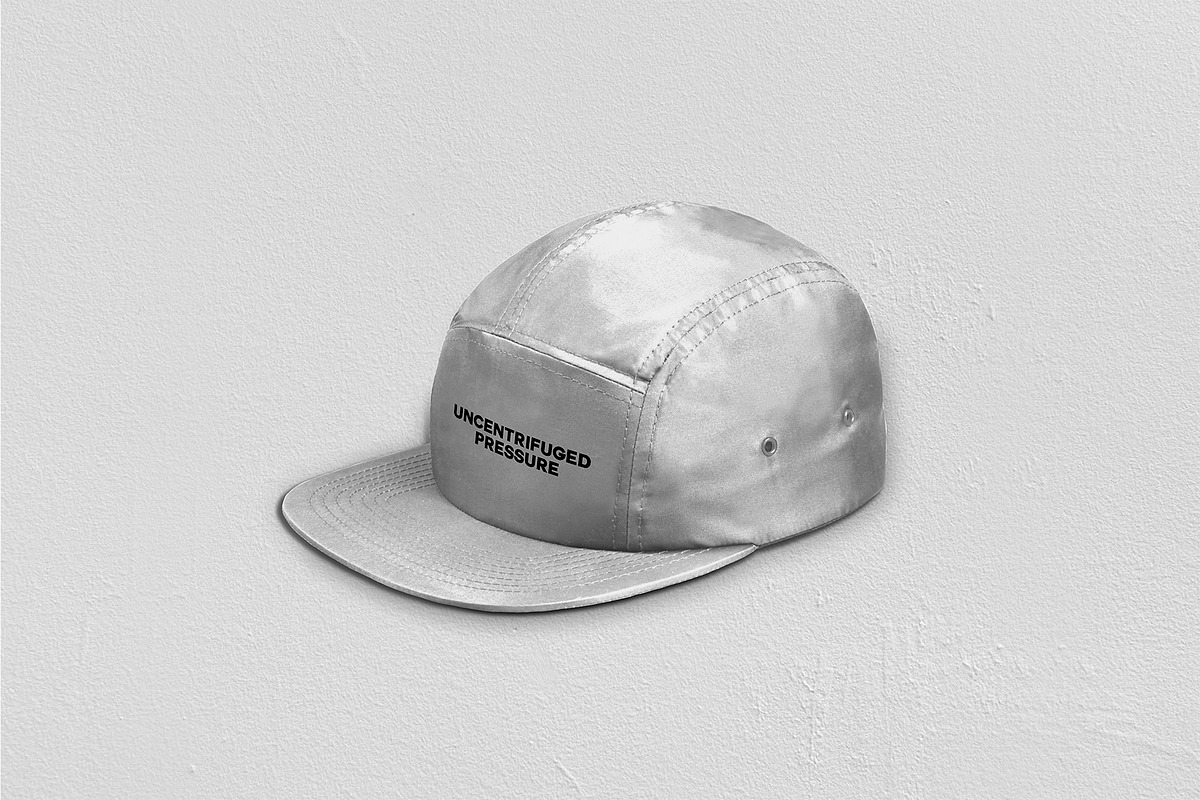 Five Panels Mockup, a Hat Mockup by Uncentrifuged Pressure (Photo 4 of 6)